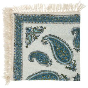 Set aus 5 Yazd-Termeh-Tischdecken, luxuriös mit BlumenmusterSet of 5 Yazd Termeh Tablecloth Luxurious with Floral Pattern
