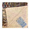 Iranisches Tischtuch: Isfahans traditionelle Kalamkari Blockdruck Braun