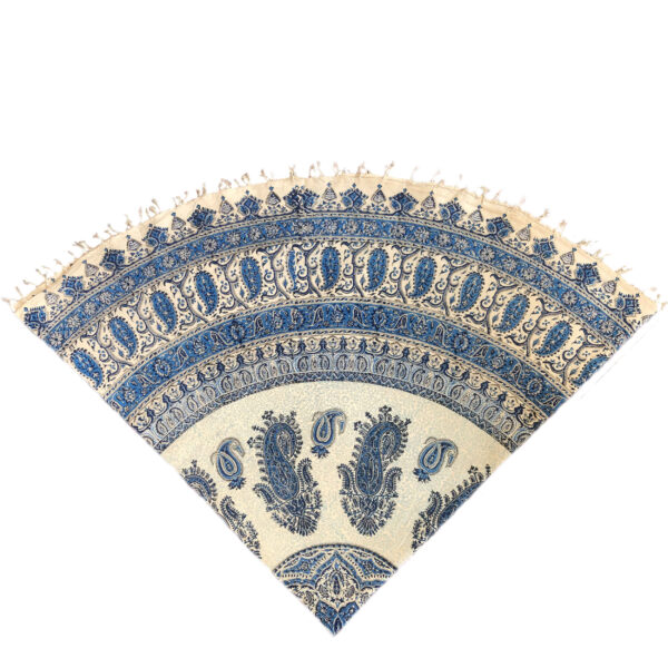 Iranisches Tischtuch: Isfahans traditionelle Kalamkari Blockdruck Ghajar