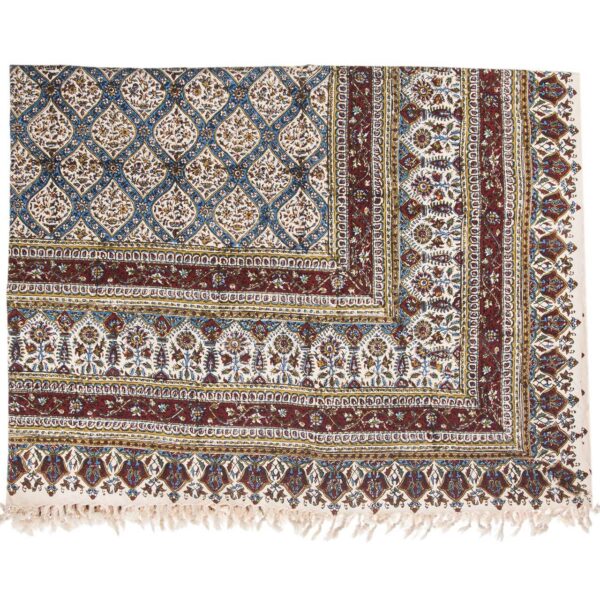 Iranisches Tischtuch: Isfahans traditionelle Kalamkari Blockdruck Mania
