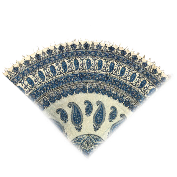 Iranisches Tischtuch: Isfahans traditionelle Kalamkari Blockdruck Saray