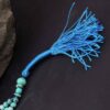 Persischer Neyshabur-Türkis Rosenkranz mit 101 Gebetsperlen Handgefertigter Tasbih