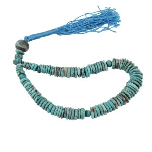 Persischer Neyshabur-Türkis Rosenkranz Handgefertigter Tasbih