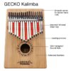 Gecko Kalimba 17-Tasten Daumenpiano Modell K17Ba
