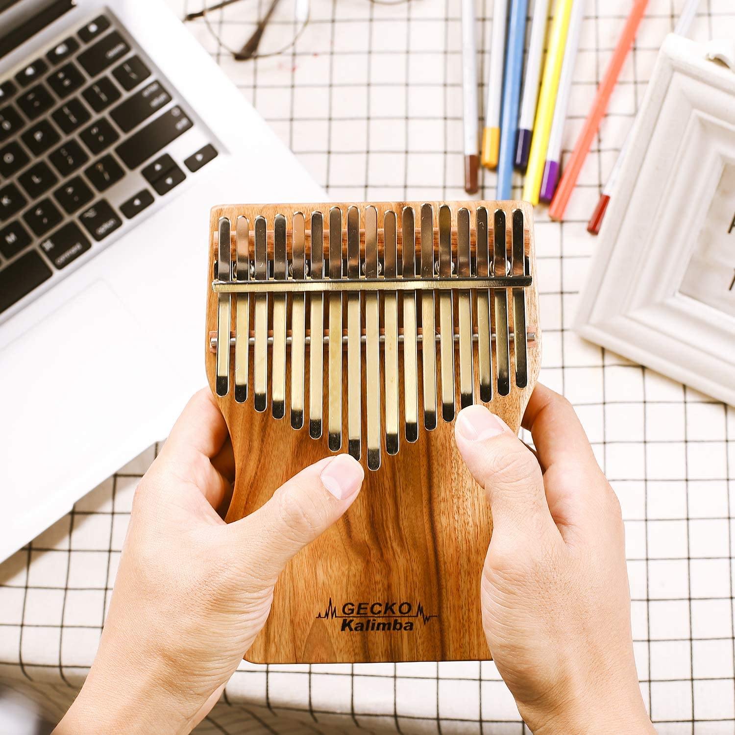 Gecko Kalimba 17-Tasten Daumenpiano Modell K17Cap