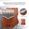 Gecko Kalimba 17-Tasten Daumenpiano Modell K17map