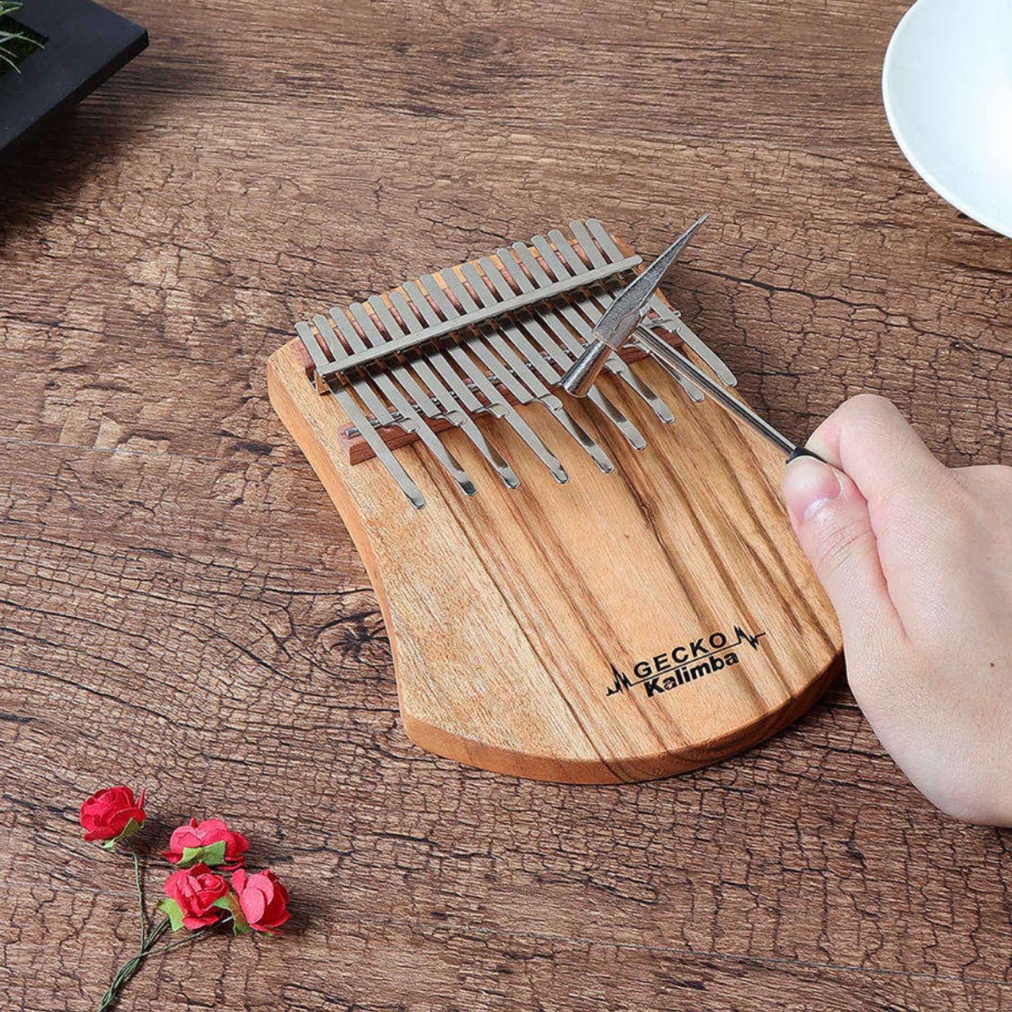 Gecko Kalimba 17-Tasten Daumenpiano Modell Note 17