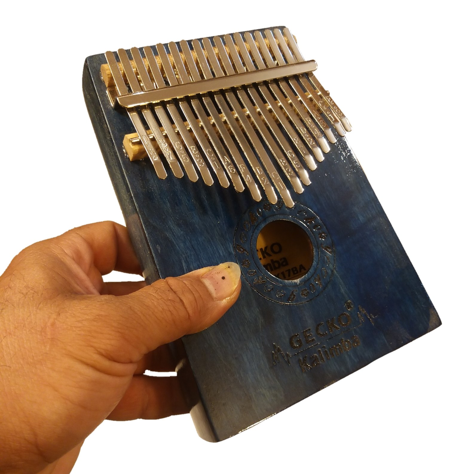 Gecko Kalimba 17-Tasten Daumenpiano Modell PPL