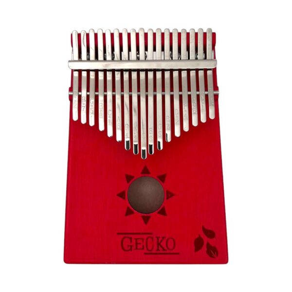 Gecko Kalimba 17-Tasten Daumenpiano Modell Rot