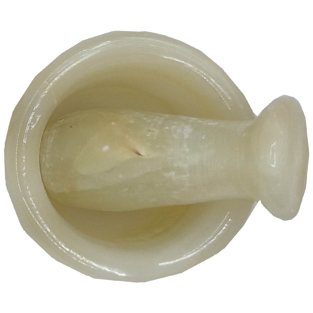 Marmormörser & Stößel Set handgefertigt für Kräuter und Gewürze