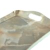 Melamin-Serviertablett, leicht & robust, Marmordesign