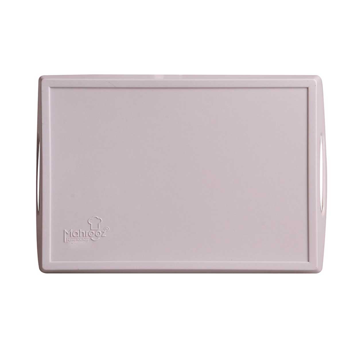 Melamin-Serviertablett, leicht & langlebig, rosa Blumen