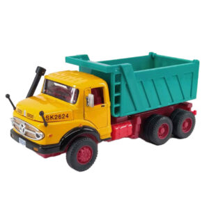 Alter Mercedes-Benz Kipper Spielzeug-Lkw aus Metall Musikalisch mit Scheinwerfern