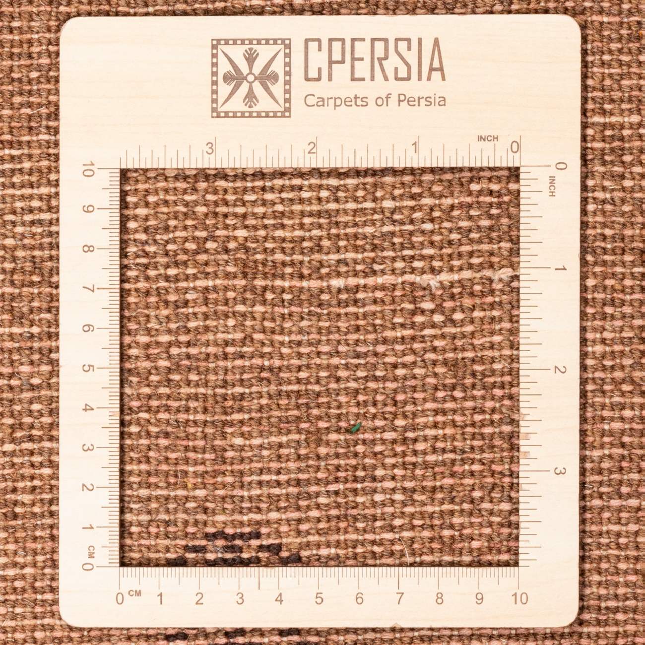 Original echter persischer Gabbeh-Wollteppich handgewebt braun