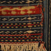 Original persischer Woll Kelim Teppich traditionell handgewebt in Khorasan gestreift