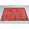 Vintage persischer handgeknüpfter Patchwork-Teppich rot