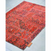 Vintage persischer handgeknüpfter Patchwork-Teppich rot