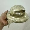 Persischer Kaviar-Servierer mit handgefertigtem Messing-Rolldeckel