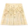 Persischer Gabbeh-Wollteppich handgewebt in Fars floral creme