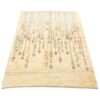 Persischer Gabbeh-Wollteppich handgewebt in Fars floral creme
