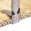 Persischer Gabbeh-Wollteppich handgewebt in Fars floral creme