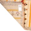 Persischer Gabbeh-Läufer-Wollteppich handgewebt in Fars creme