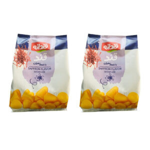 Persische Hartzuckerwürfel – Safran-Geschmack (2x)