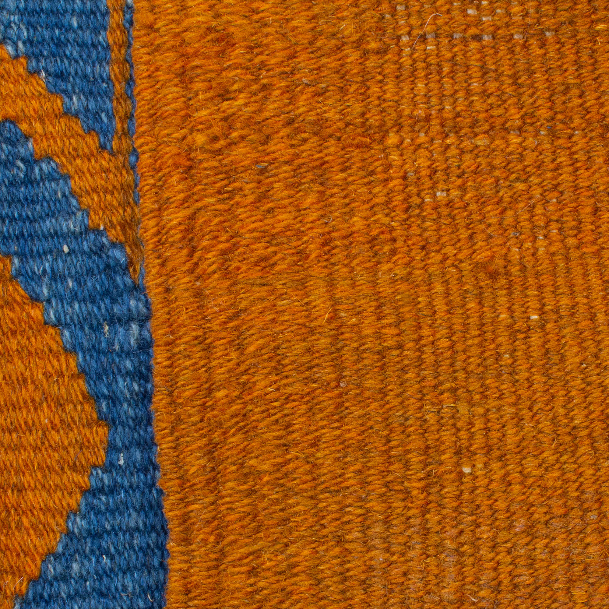 Echtheitszertifikat für persischen Woll Kelim Teppich handgewebt bildlich Katze und Fisch