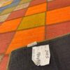 Persischer Woll Kelim Teppich echt handgewebt kariert rot