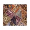 Vintage Persischer handgeknüpfter Patchwork-Teppich Rot