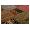 Persischer Patchwork-Kilim-Teppich handgewebt ziegelrot