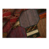 Persischer Patchwork-Kilim-Teppich handgewebt ziegelrot