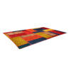 Vintage persischer handgeknüpfter Patchwork-Teppich geometrisch
