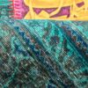 Persischer handgeknüpfter Patchwork-Teppich Kalligrafie
