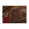Vintage persischer handgeknüpfter Patchwork-Teppich rot