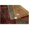 Vintage persischer handgeknüpfter Patchwork-Teppich rot