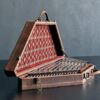 Persisches Santur-Etui – luxuriös, handgefertigt aus Holz und Leder