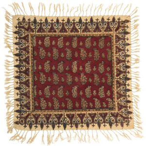 Set aus 5 Yazd-Termeh-Tischdecken, luxuriös mit BlumenmusterSet of 5 Yazd Termeh Tablecloth Luxurious with Floral Pattern
