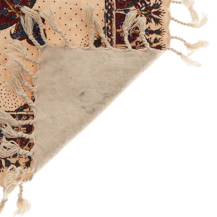 Persische Tischdecke: Isfahans Traditioneller Kalamkari Blockdruck Taras
