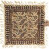 Persische Tischdecke: Isfahans Traditioneller Kalamkari Blockdruck Vira II