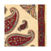 Persische Tischdecke: Isfahans Traditioneller Kalamkari Blockdruck Gelb
