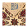 Persische Tischdecke: Isfahans Traditioneller Kalamkari Blockdruck Gelb