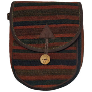 Handgefertigte Kilim Schultertasche in klassischen Streifen