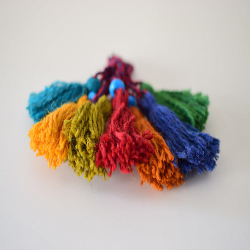 Persischer DIY-Quasten-Wandbehang Traditioneller Nomade