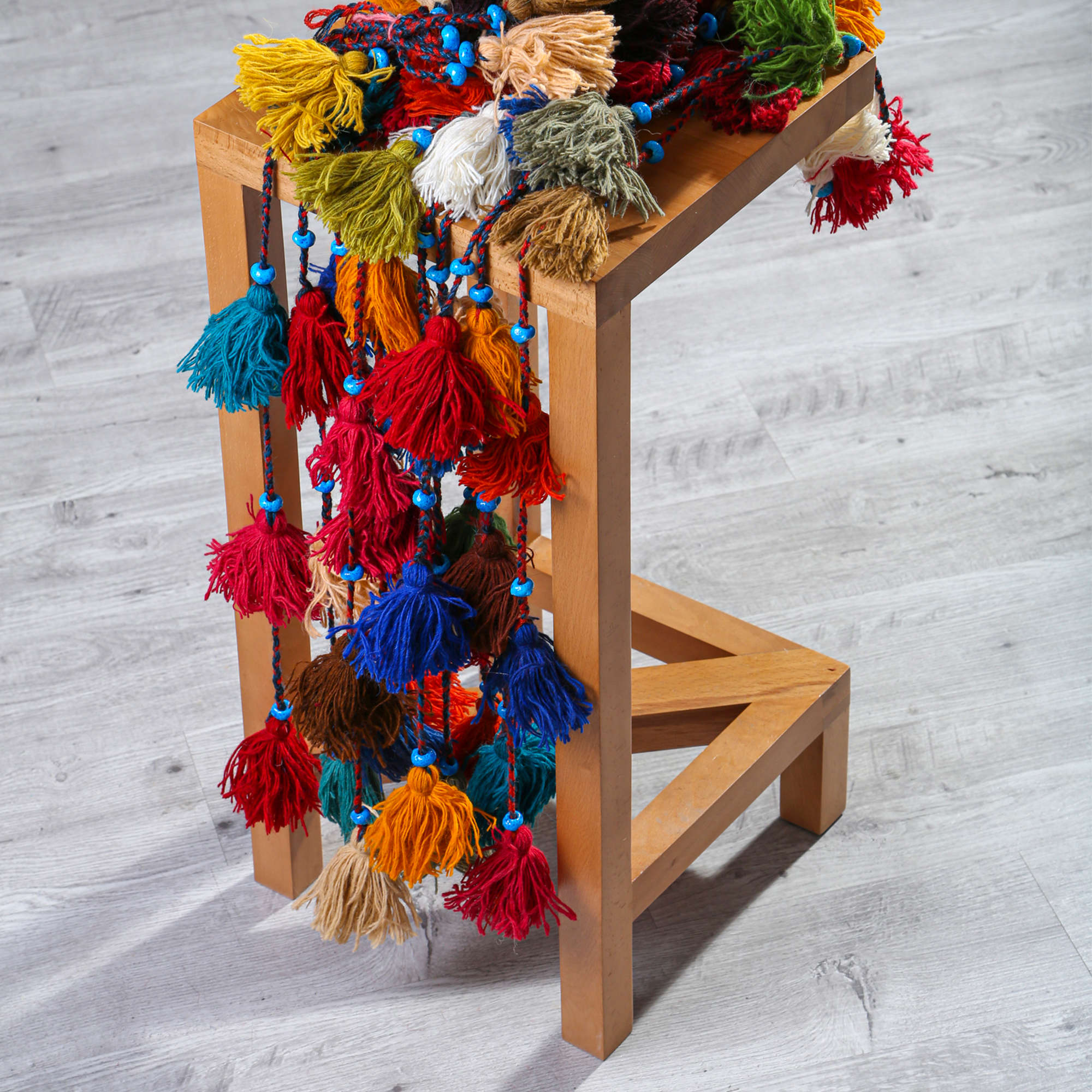 Persischer DIY-Quasten-Wandbehang Traditionelles Shirdang