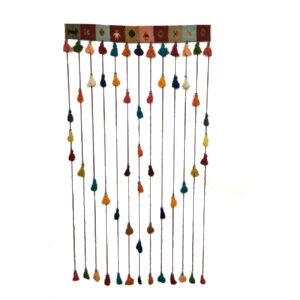 Persischer DIY-Quasten-Wandbehang Traditionelles Kilim-Design