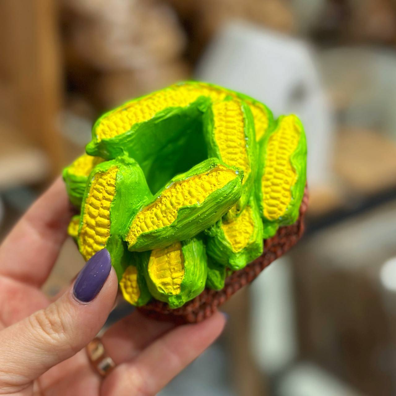 Gelbes Mais-Design Zahnstochersetzer für Ihren Tisch