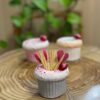 Erdbeer-Cupcake Zahnstochersetzer – Perfekt für Zuhause und Restaurants