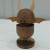 Braune Fledermaus-Design Holz-Zahnstochenspender