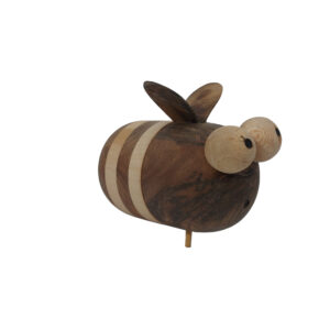 Holz-Zahnstochenspender mit Bienen-Design für Tischgedecke